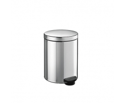 Кошче с педал хромирано кръгло Meliconi 14 l 140150